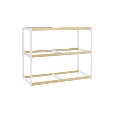 Global Equipment 96" Long Tan Double Rivet Angle Beam RLB96\TN